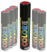 Fries Color Hair-Spray Röd